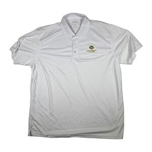 Vansport Saint Vincent College Mens XL White Performance Golf Polo Shirt